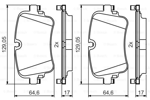 FREN BALATASI ARKA - VALEO - 4M0698451F