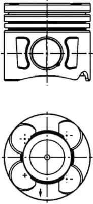 PISTON+SEGMAN - FEDERAL - 71748393