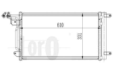KLIMA RADYATÖRÜ - BEHR - 6R0820411D
