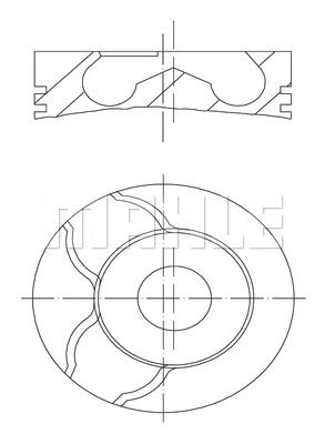PISTON+SEGMAN - FEDERAL - 71734220