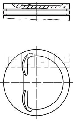 PISTON+SEGMAN - FEDERAL - 5888233