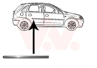 KAPI BANDI ARKA SAG - OE-OPEL - 5171011