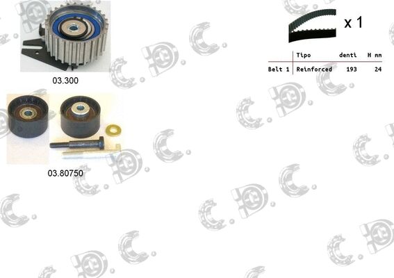 TRIGER SETI - DAYCO - 71736714