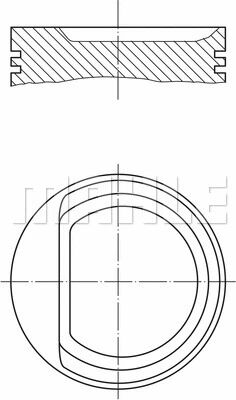 PISTON+SEGMAN - FEDERAL - 55204025