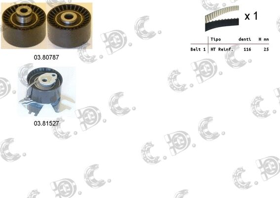 TRIGER SETI - DAYCO - 9M5Q 8A615 AA