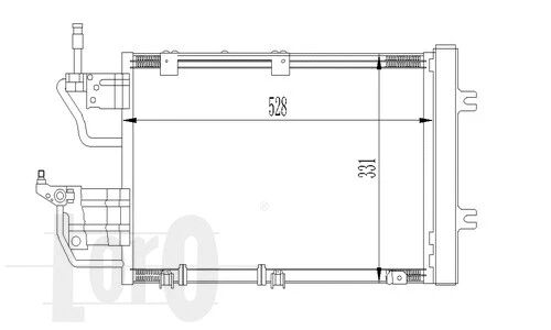 KLIMA RADYATÖRÜ - NRF - 1850111