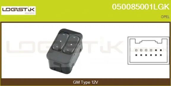 CAM AÇMA DÜGMESI - M.MARELLI - 6240107