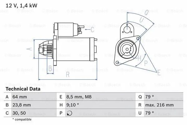 MARS MOTORU - VALEO - 6202105 6202083