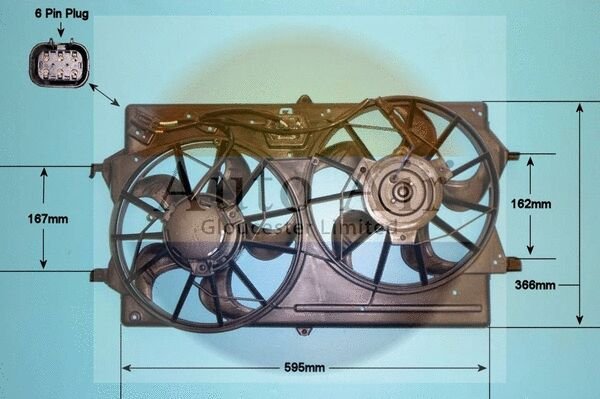 FAN MOTORU - KALE - 98AB 8C607 DL