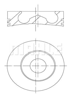 PISTON+SEGMAN - FEDERAL - 7T1Q 6102 AA