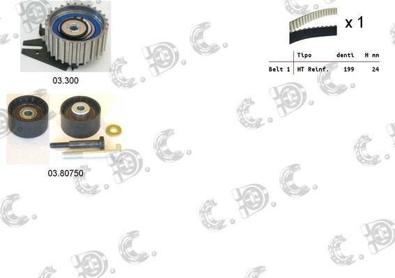 TRIGER SETI - DAYCO - 71754563