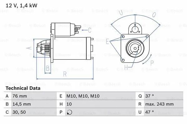 MARS MOTORU - BOSCH - 2T14 11000 CC