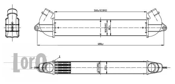 TURBO RADYATÖRÜ - BEHR - 46849068