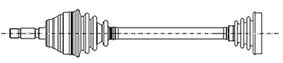 AKS KOMPLE ÖN SOL - M.MARELLI - 6R0407761A