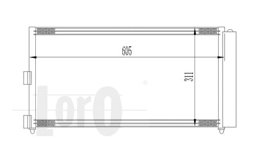 KLIMA RADYATÖRÜ - VALEO - 46820833