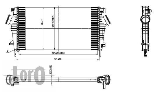 TURBO RADYATÖRÜ - VALEO - 1302647