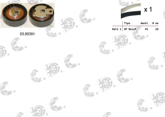 TRIGER SETI - DAYCO - 2T1Q 6M260 AA