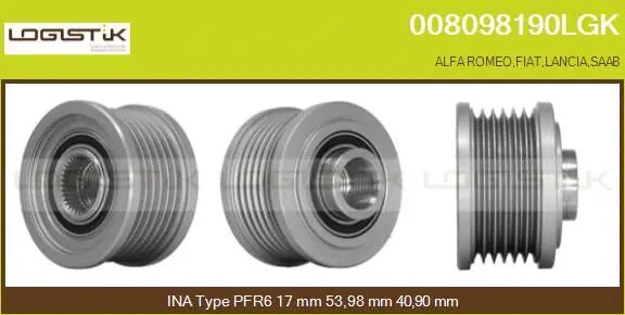 ALTERNATÖR KASNAGI - INA - 77364725