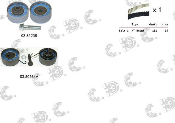 TRIGER SETI - DAYCO - 1606384