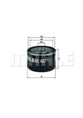 YAG FILTRESI - MAHLE - 71771362